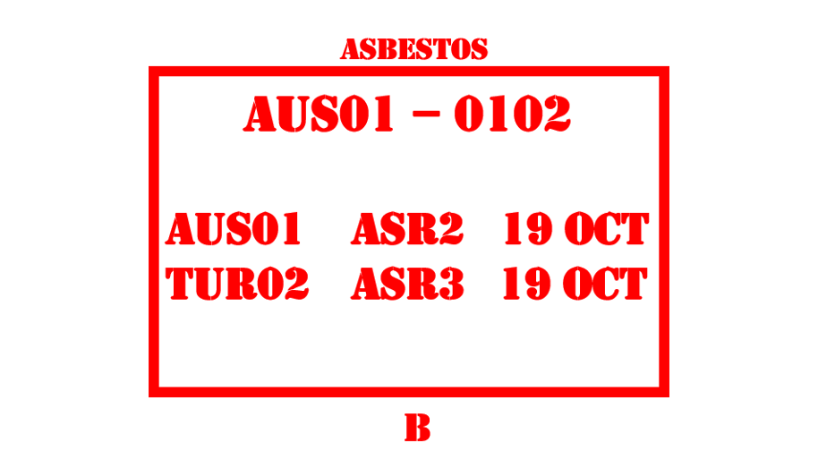 Worksite marking example 2